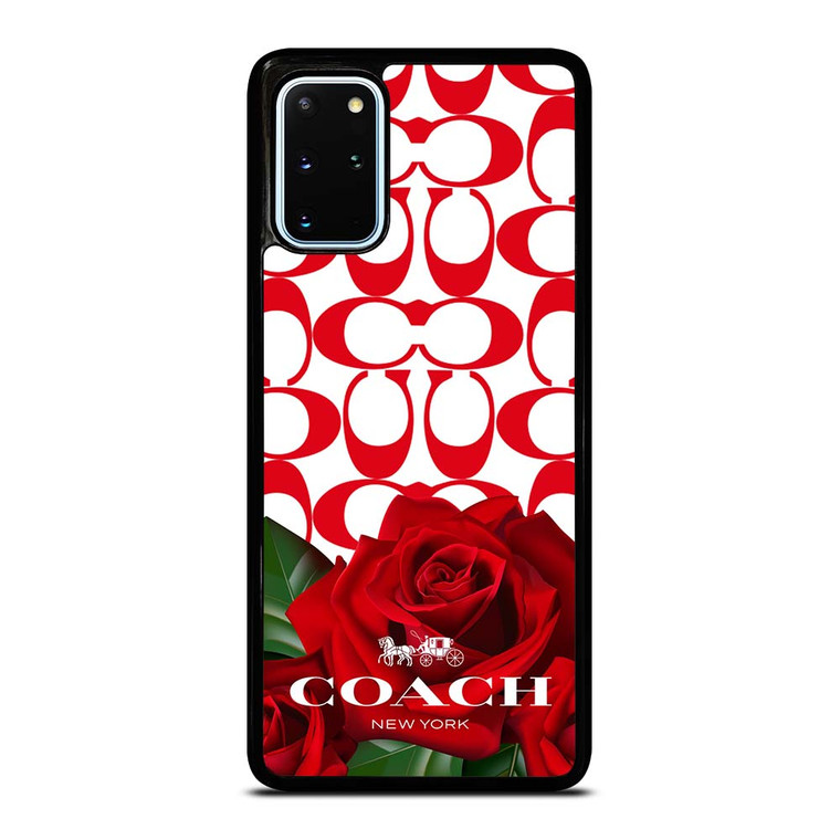 COACH NEW YORK FLOWER 4 Samsung Galaxy S20 Plus Case Cover