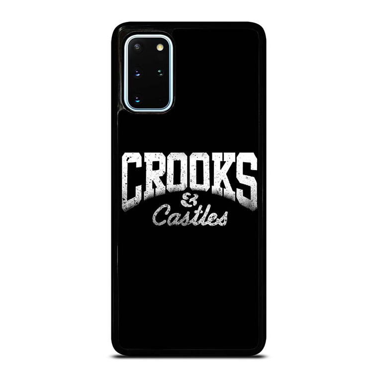 CROOKS AND CASTLES LOGO BLACK Samsung Galaxy S20 Plus Case Cover