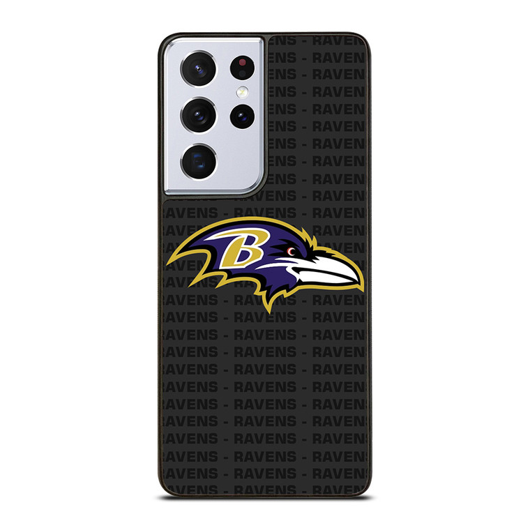 BALTIMORE RAVENS FOOTBALL TEXT Samsung Galaxy S21 Ultra Case Cover