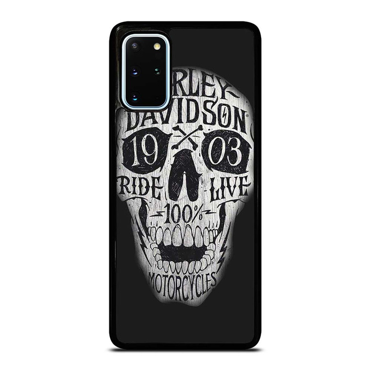HARLEY DAVIDSON 1903 SKULL Samsung Galaxy S20 Plus Case Cover