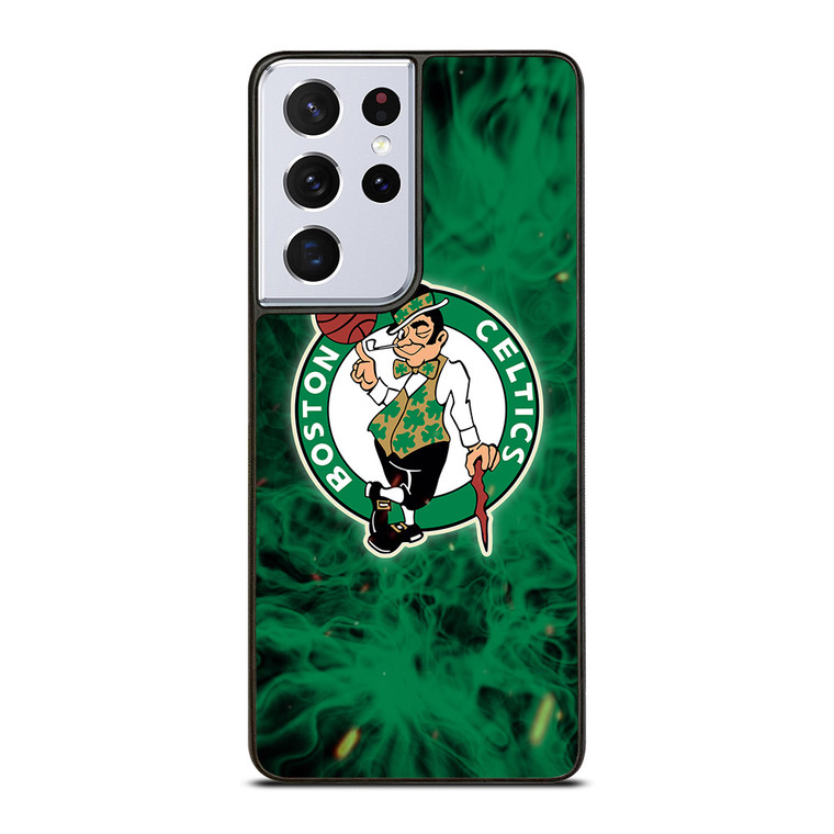 BOSTON CELTICS BASKETBALL NBA FIRE Samsung Galaxy S21 Ultra Case Cover