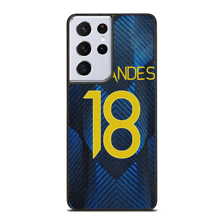 BRUNO FERNANDES MANCHESTER UNITED JERSEY Samsung Galaxy S21 Ultra Case Cover
