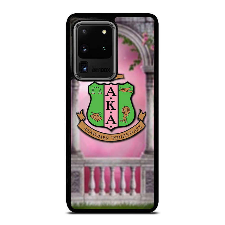 AKA PINK AND GREEN LOGO Samsung Galaxy S20 Ultra Case Cover AKA PINK AND GREEN LOGO Samsung Galaxy S20 Ultra Case Cover