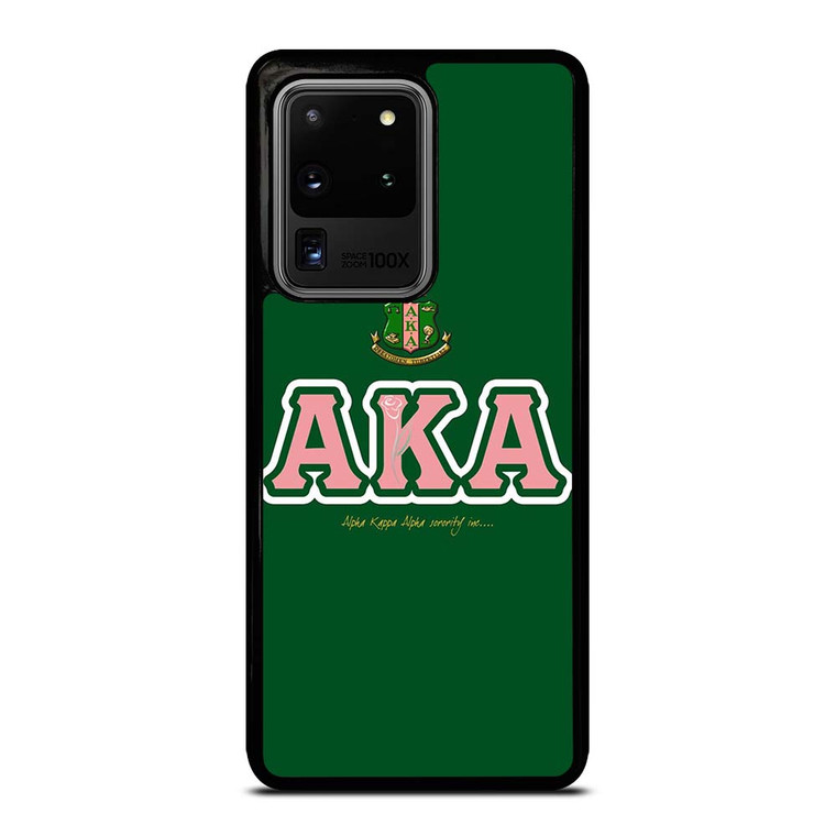 AKA PINK AND GREEN SIMPLE LOGO Samsung Galaxy S20 Ultra Case Cover