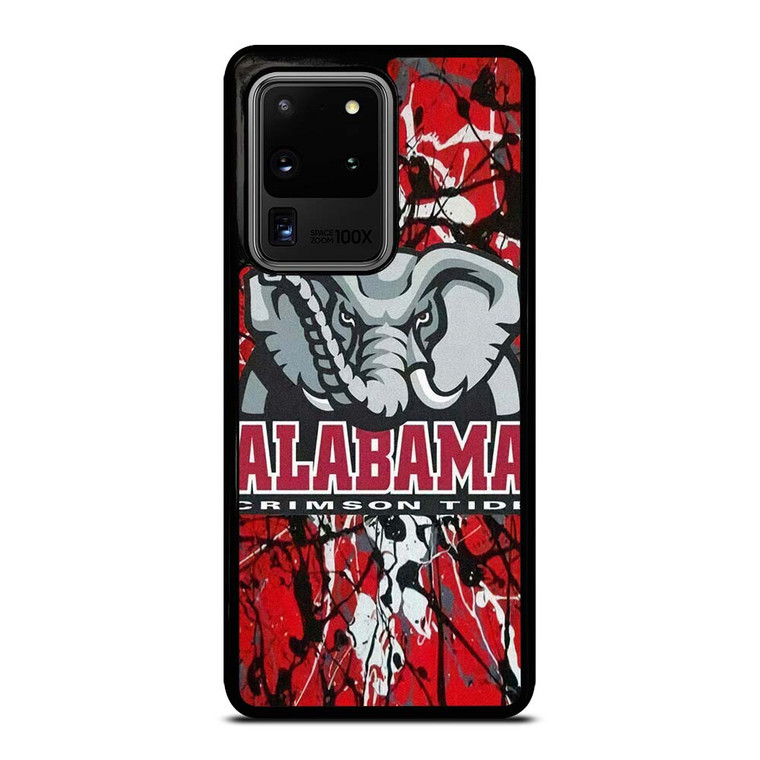 ALABAMA CRIMSON TIDE SPLASHED LOGO Samsung Galaxy S20 Ultra Case Cover