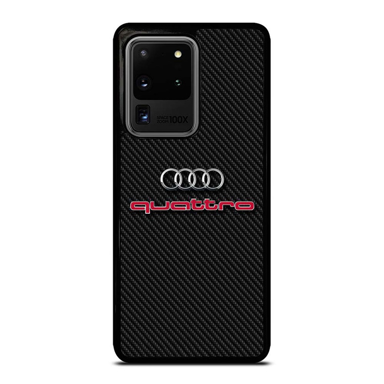 AUDI QUATTRO CARBON LOGO Samsung Galaxy S20 Ultra Case Cover