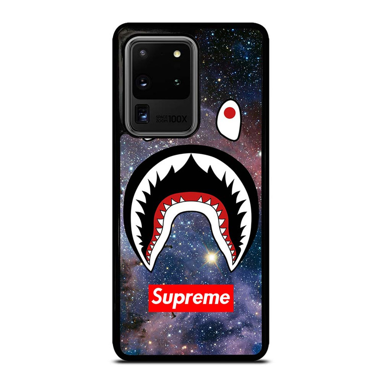 BAPE CAMO SHARK SUPREME NEBULA Samsung Galaxy S20 Ultra Case Cover