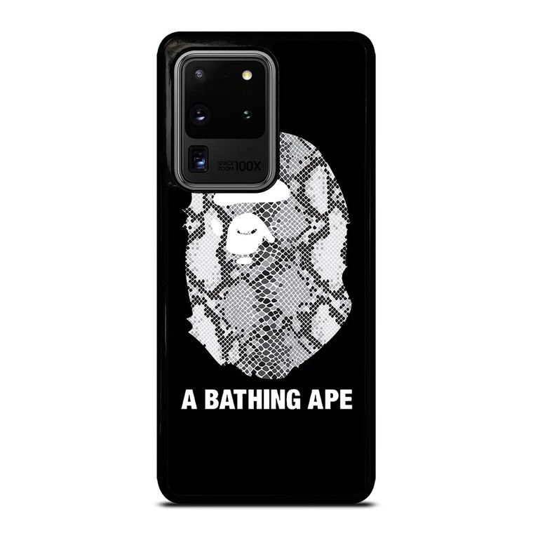 BATHING APE SNAKE SKIN Samsung Galaxy S20 Ultra Case Cover