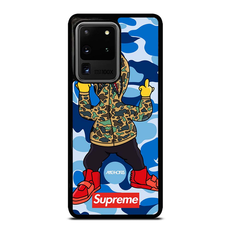BATHING APE SUPREME SHARK CAMO Samsung Galaxy S20 Ultra Case Cover BATHING APE SUPREME SHARK CAMO Samsung Galaxy S20 Ultra Case Cover