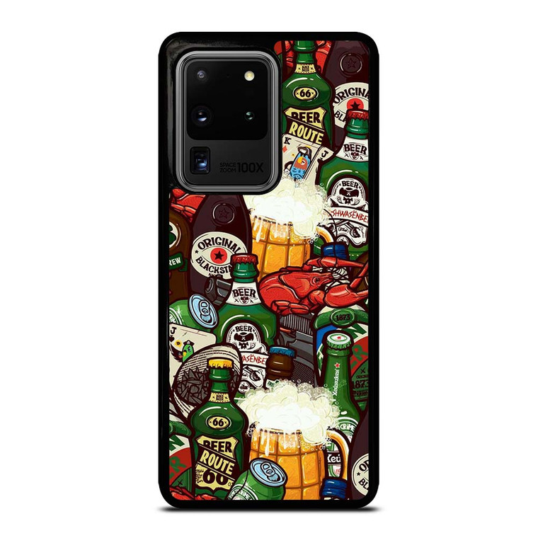 BEER BOTTLE CARTOON Samsung Galaxy S20 Ultra Case Cover BEER BOTTLE CARTOON Samsung Galaxy S20 Ultra Case Cover