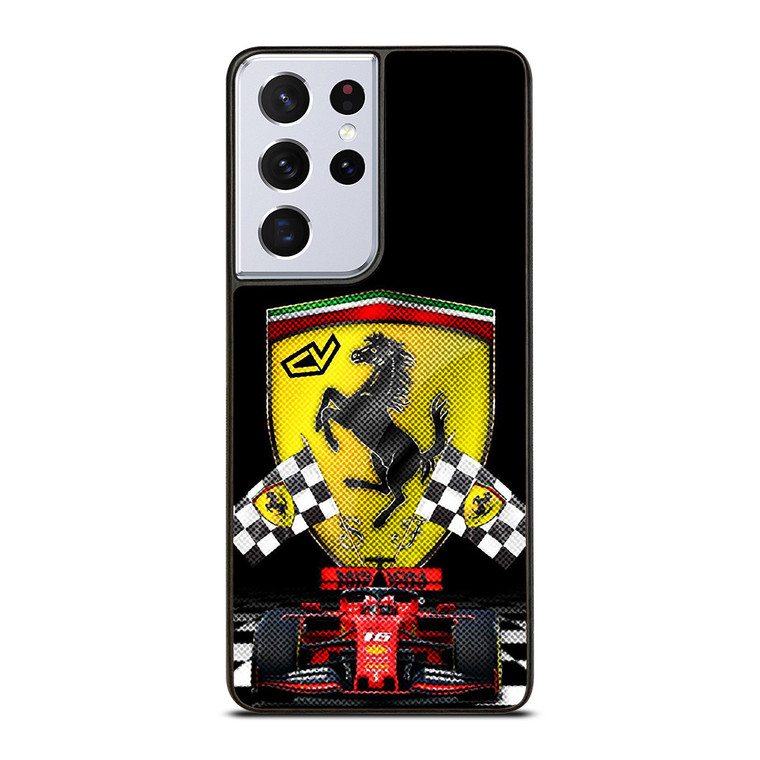 CHARLES LECLERC FERRARI FORMULA ONE F1 RACING 4 Samsung Galaxy S21 Ultra Case Cover