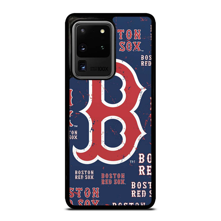 BOSTON RED SOX LOGO COLLAGE Samsung Galaxy S20 Ultra Case Cover BOSTON RED SOX LOGO COLLAGE Samsung Galaxy S20 Ultra Case Cover
