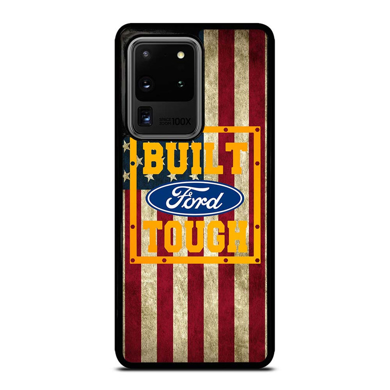 BUILT FORD TOUGH USA FLAG Samsung Galaxy S20 Ultra Case Cover BUILT FORD TOUGH USA FLAG Samsung Galaxy S20 Ultra Case Cover