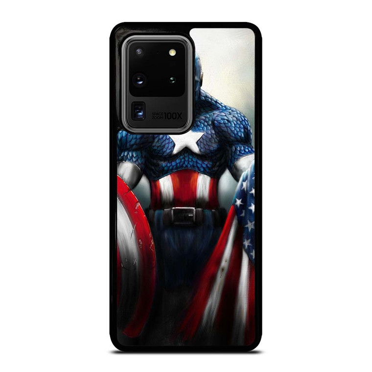 CAPTAIN AMERICA MARVEL ART Samsung Galaxy S20 Ultra Case Cover