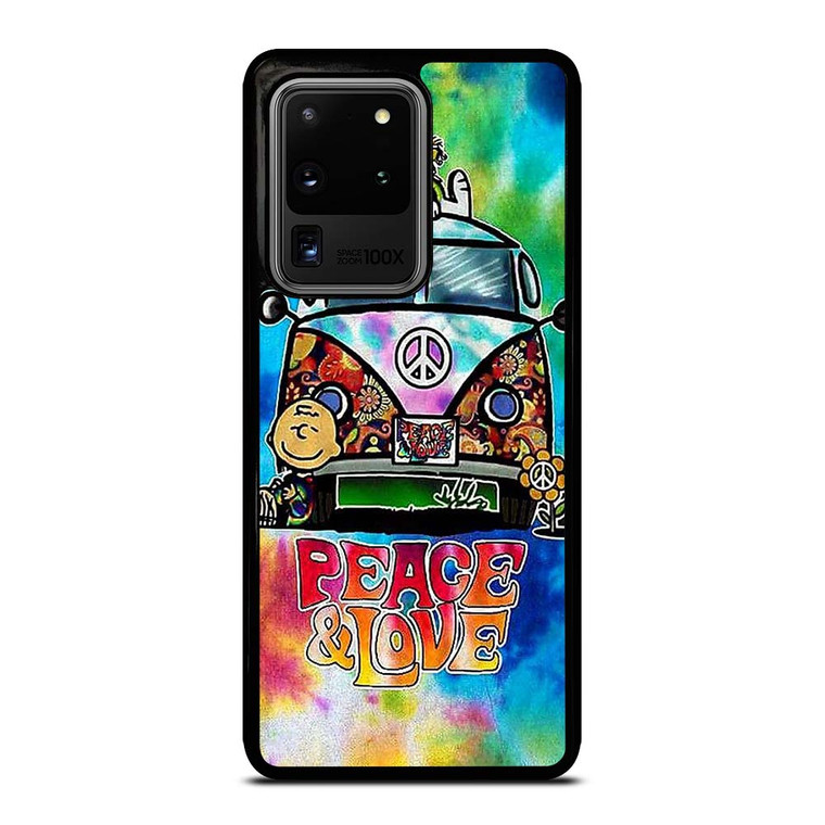 CHARLIE BROWN PEANUTS PEACE LOVE Samsung Galaxy S20 Ultra Case Cover