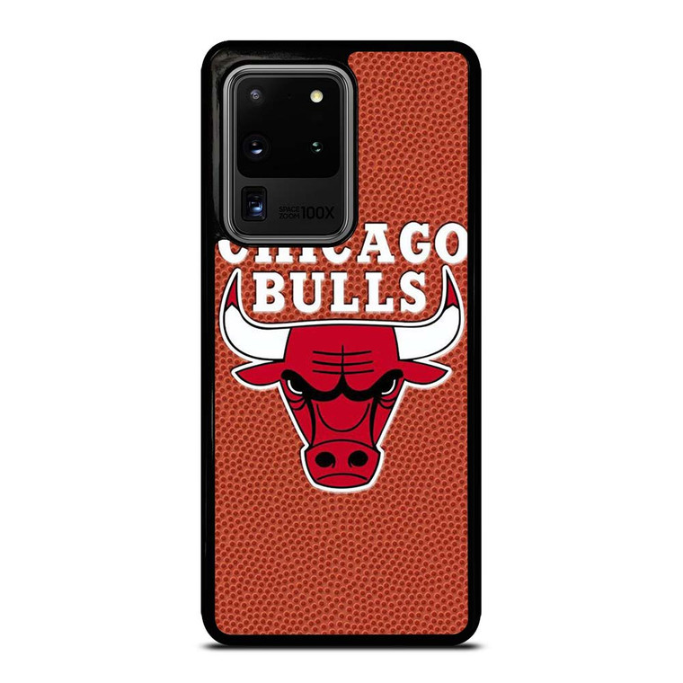 CHICAGO BULLS BASKETBALL EMBOSS Samsung Galaxy S20 Ultra Case Cover