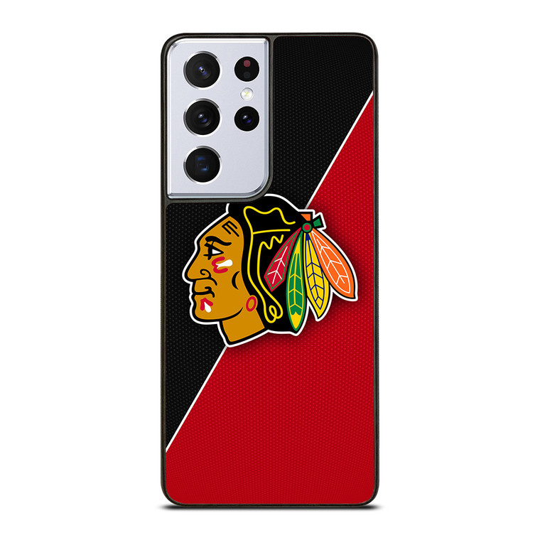 CHICAGO BLACKHAWKS NHL HOCKEY LOGO Samsung Galaxy S21 Ultra Case Cover
