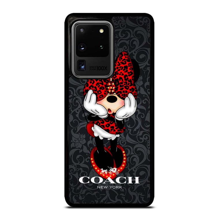 COACH MINNIE MOUSE CARTOON Samsung Galaxy S20 Ultra Case Cover