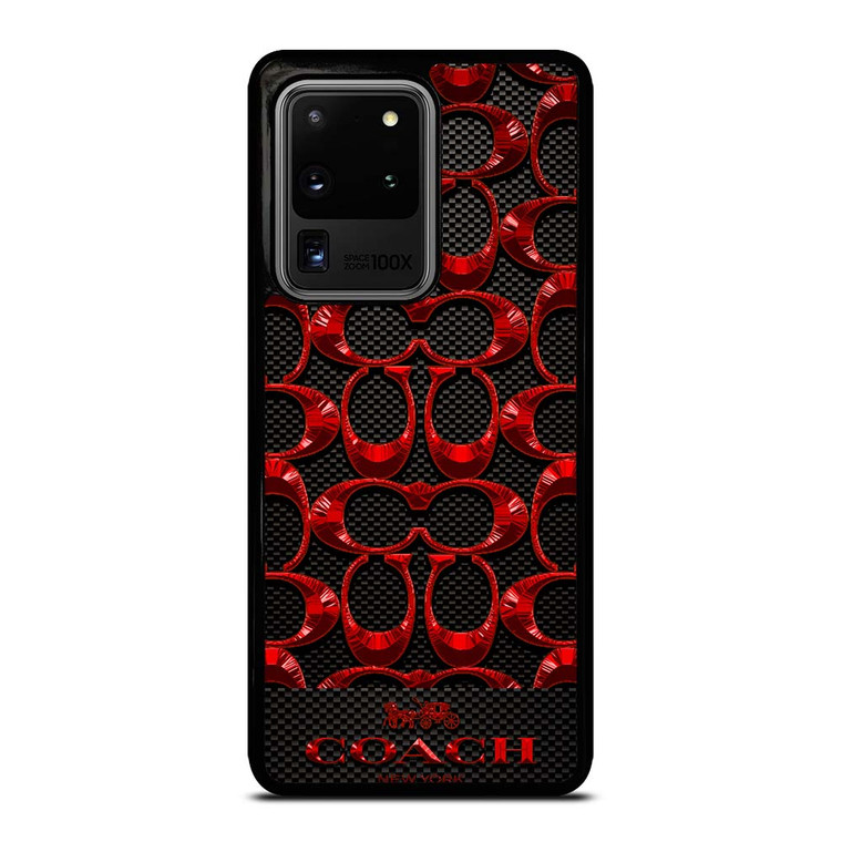 COACH NEW YORK CARBON Samsung Galaxy S20 Ultra Case Cover COACH NEW YORK CARBON Samsung Galaxy S20 Ultra Case Cover