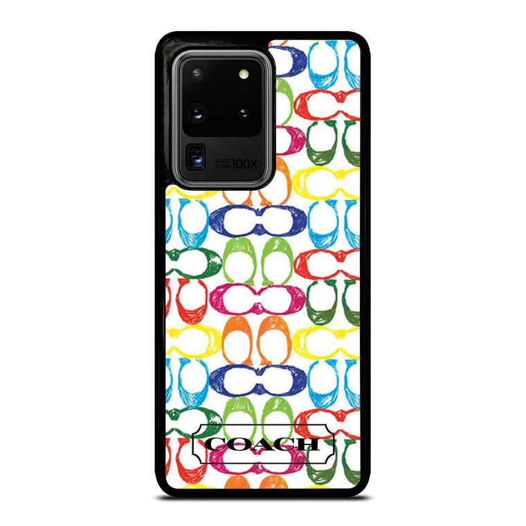 COACH NEW YORK COLORFUL 2 Samsung Galaxy S20 Ultra Case Cover