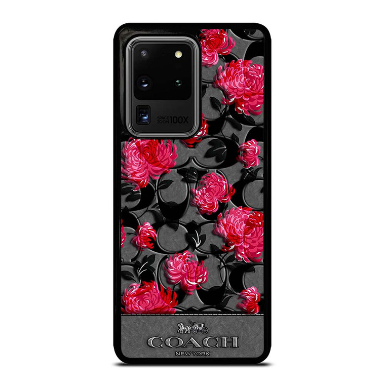 COACH NEW YORK FLOWER 3 Samsung Galaxy S20 Ultra Case Cover