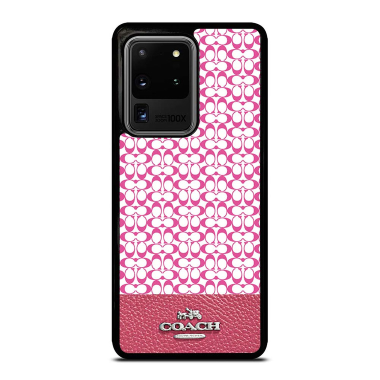 COACH NEW YORK PINK Samsung Galaxy S20 Ultra Case Cover