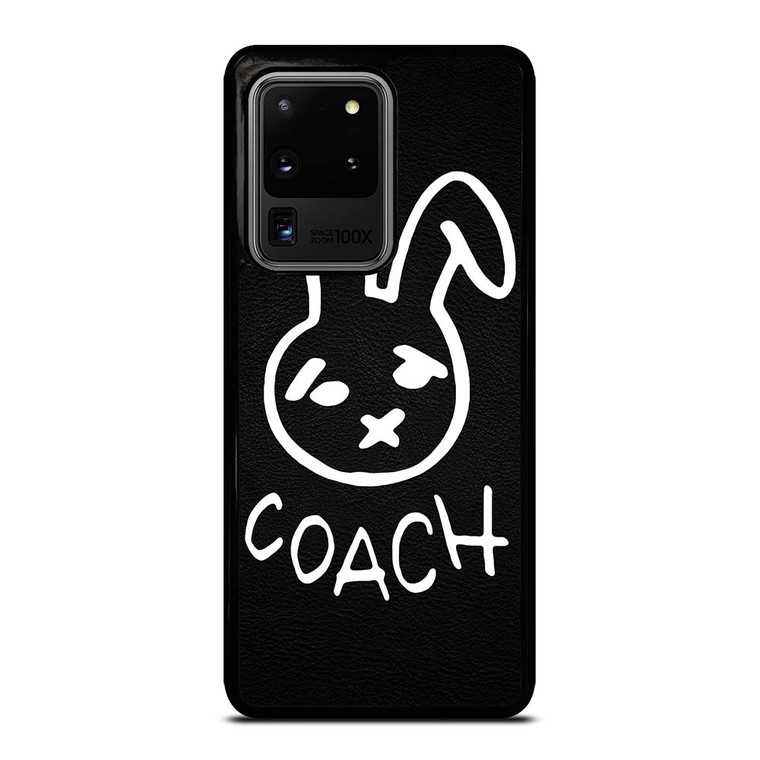 COACH NEW YORK RABBIT LEATHER Samsung Galaxy S20 Ultra Case Cover