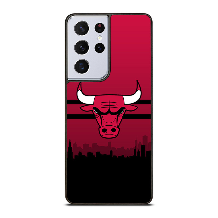 CHICAGO BULLS NBA SKYLINE Samsung Galaxy S21 Ultra Case Cover