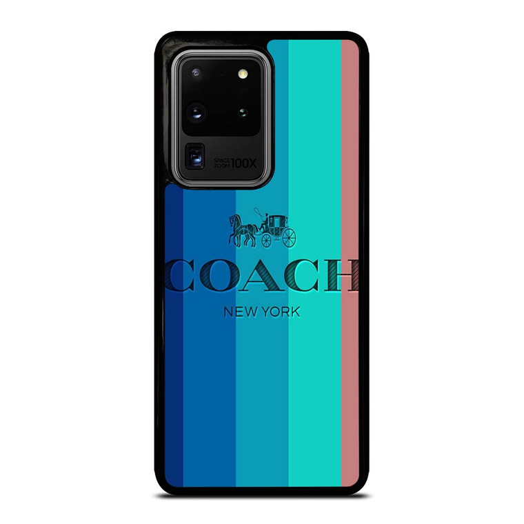 COACH NEW YORK STRIPES Samsung Galaxy S20 Ultra Case Cover