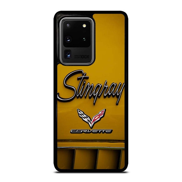 CORVETTE STINGRAY LOGO YELLOW Samsung Galaxy S20 Ultra Case Cover