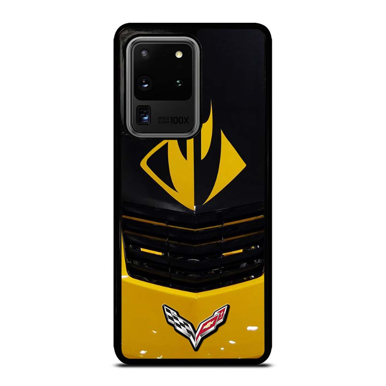 CORVETTE STINGRAY YELLOW GRILLES Samsung Galaxy S20 Ultra Case Cover