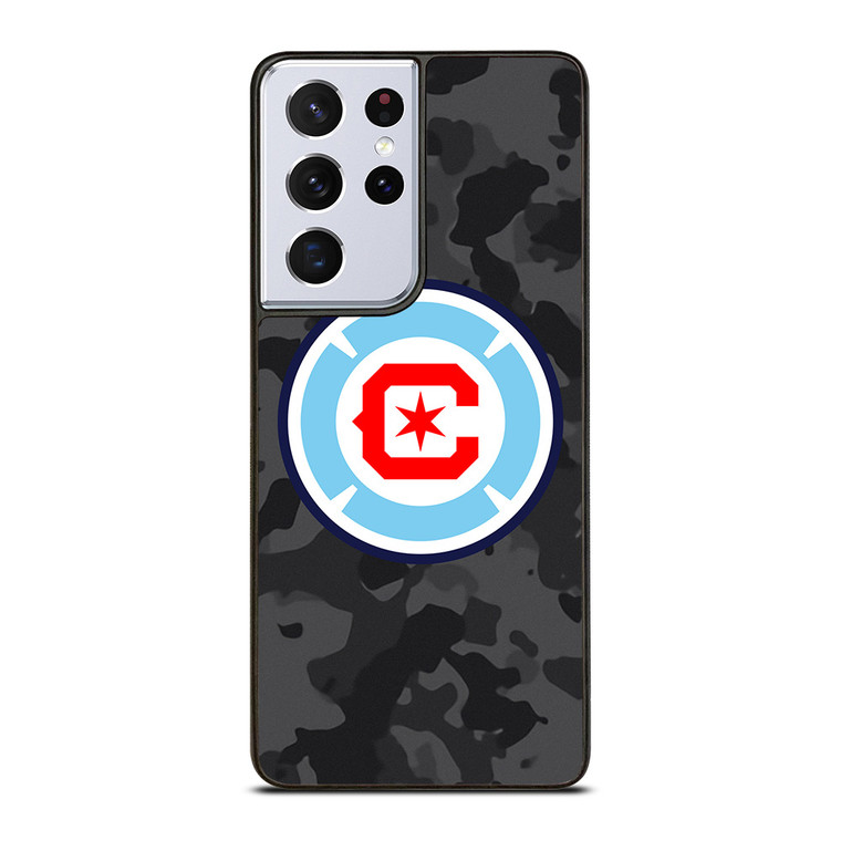 CHICAGO FIRE MLS BLACK CAMO Samsung Galaxy S21 Ultra Case Cover