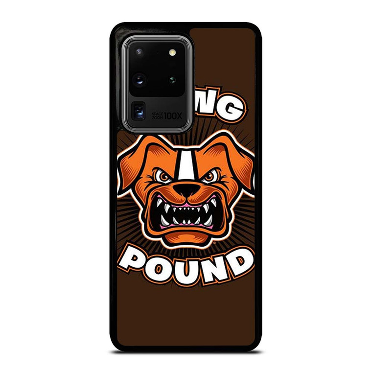 DAWG POUND CLEVELAND BROWNS Samsung Galaxy S20 Ultra Case Cover