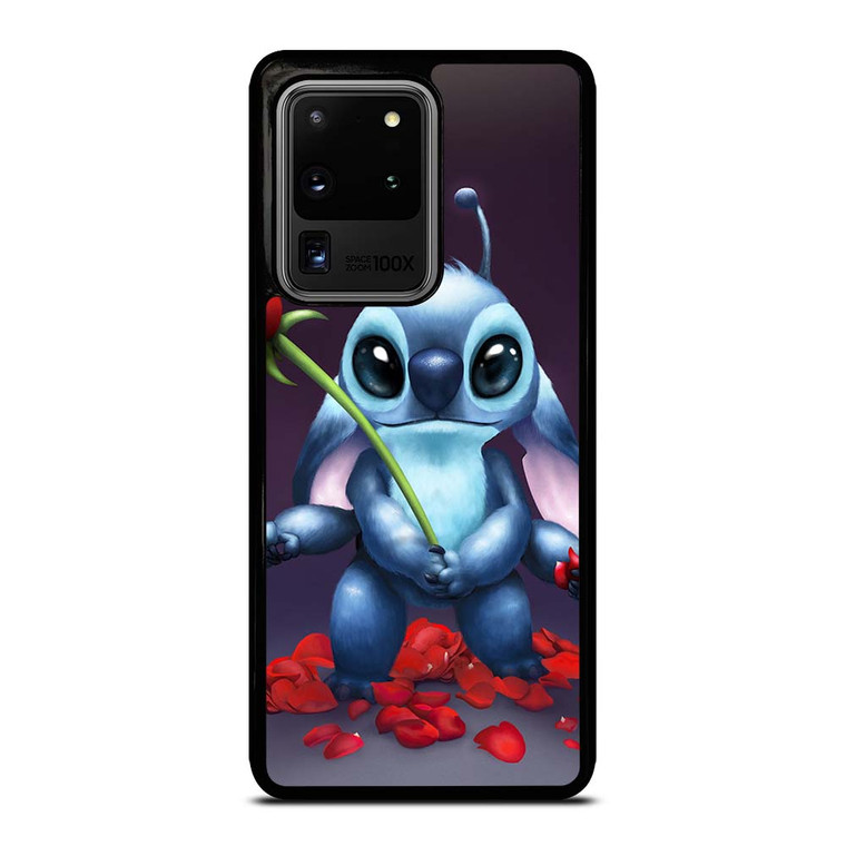 DISNEY STITCH AND ROSE FLOWER Samsung Galaxy S20 Ultra Case Cover