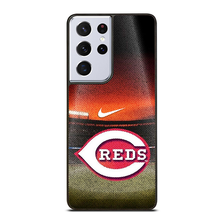 CINCINNATI RED MLB BASEBALL LOGO Samsung Galaxy S21 Ultra Case Cover