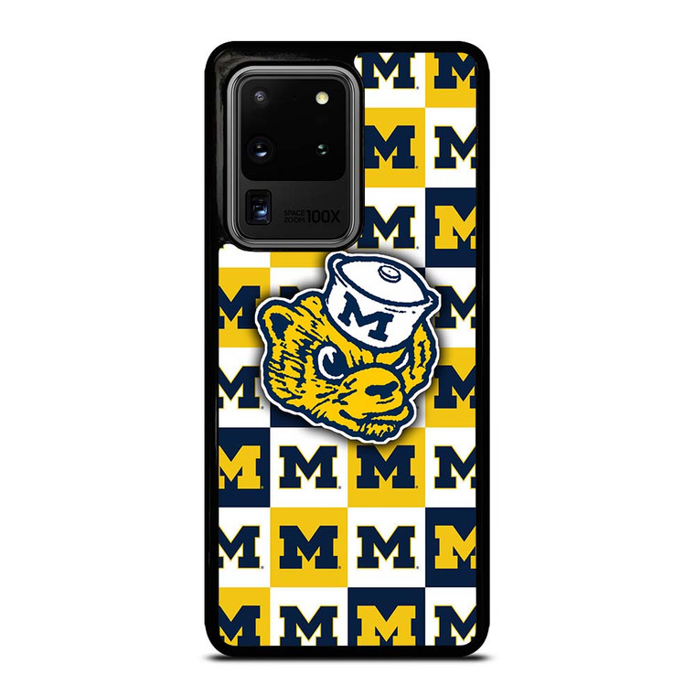 FOOTBALL MASCOT MICHIGAN WOLVERINES Samsung Galaxy S20 Ultra Case Cover