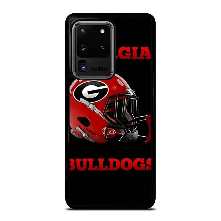 GEORGIA BULLDOGS FOOTBALL HELMET Samsung Galaxy S20 Ultra Case Cover