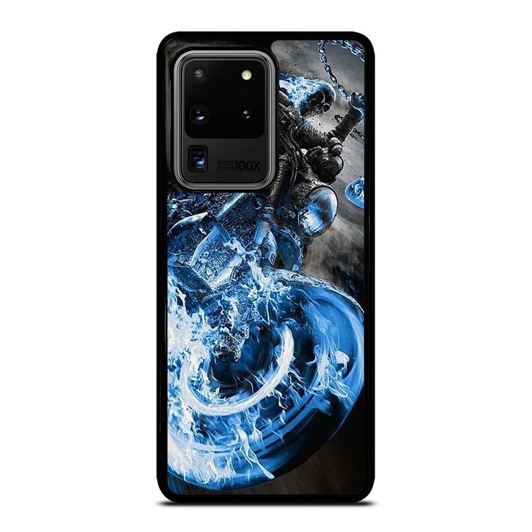 GHOST RIDER BLUE FIRE Samsung Galaxy S20 Ultra Case Cover