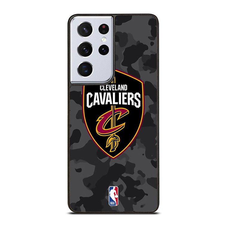 CLEVELAND CAVALIERS BLACK CAMO Samsung Galaxy S21 Ultra Case Cover