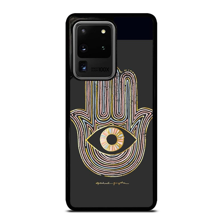 HAMSA EVIL EYE HAND OF FATIMA LOGO Samsung Galaxy S20 Ultra Case Cover