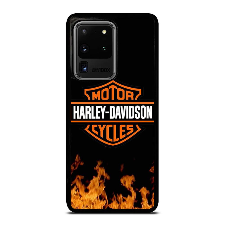 HARLEY DAVIDSON FIRE LOGO Samsung Galaxy S20 Ultra Case Cover