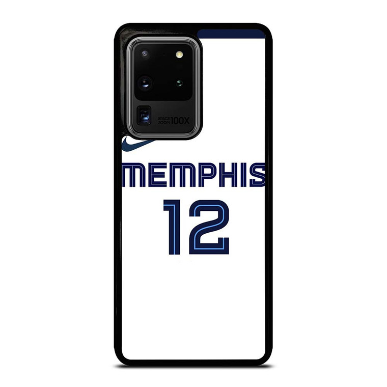 JA MORANT MEMPHIS GRIZZLIES WHITE Samsung Galaxy S20 Ultra Case Cover