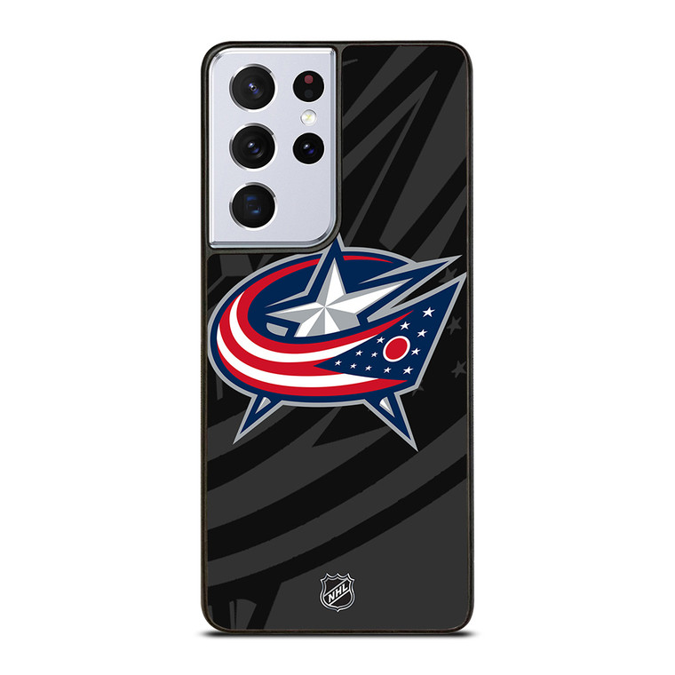 COLUMBUS BLUE JACKETS NHL TEAM Samsung Galaxy S21 Ultra Case Cover
