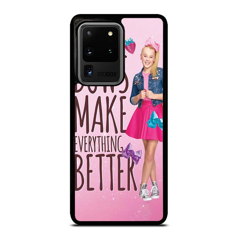 JOJO SIWA BOWS MAKE EVERYTHING BETTER Samsung Galaxy S20 Ultra Case Cover