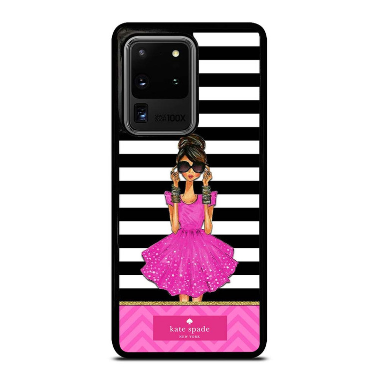 KATE SPADE PINK GIRLS Samsung Galaxy S20 Ultra Case Cover KATE SPADE PINK GIRLS Samsung Galaxy S20 Ultra Case Cover