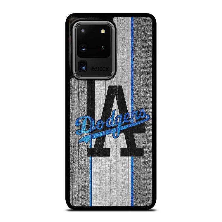 LA LOS ANGELES DODGERS WOODEN LOGO Samsung Galaxy S20 Ultra Case Cover