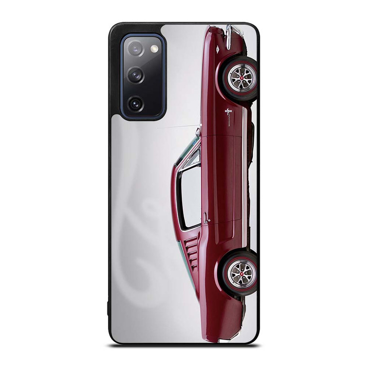 1965 FORD MUSTANG RED CAR Samsung Galaxy S20 FE Case Cover
