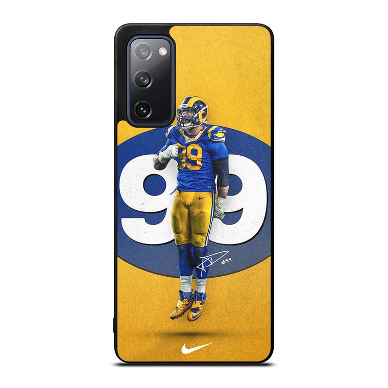 AARON DONALD 99 LOS ANGELES RAMS  Samsung Galaxy S20 FE Case Cover AARON DONALD 99 LOS ANGELES RAMS  Samsung Galaxy S20 FE Case Cover