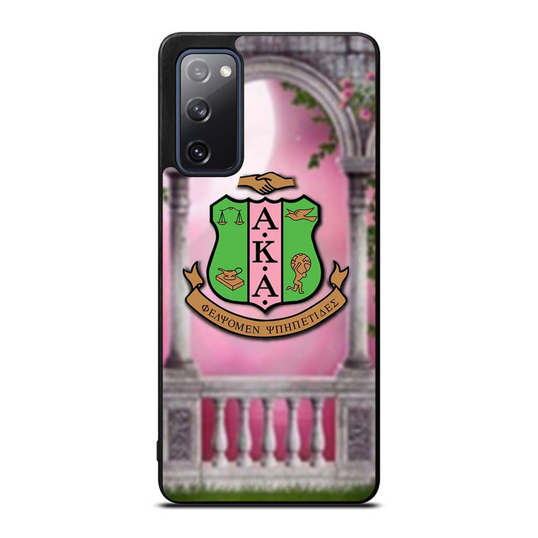 AKA PINK AND GREEN LOGO Samsung Galaxy S20 FE Case Cover