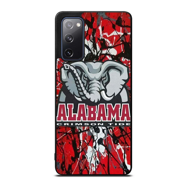 ALABAMA CRIMSON TIDE SPLASHED LOGO Samsung Galaxy S20 FE Case Cover
